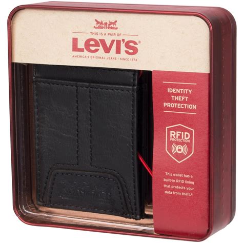 levi's wallet rfid protection|rfid money clip wallet.